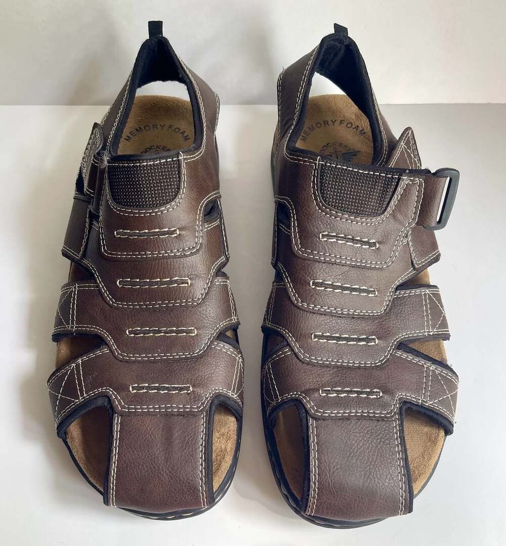 Dockers Searose Fisherman Sandals Size 12M Brown Memory Foam